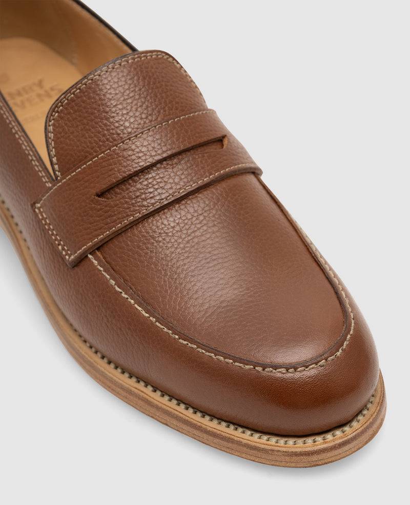 Shoepassion Lee-PL Loafer In Midbrown - Henry Stevens Shoepassion