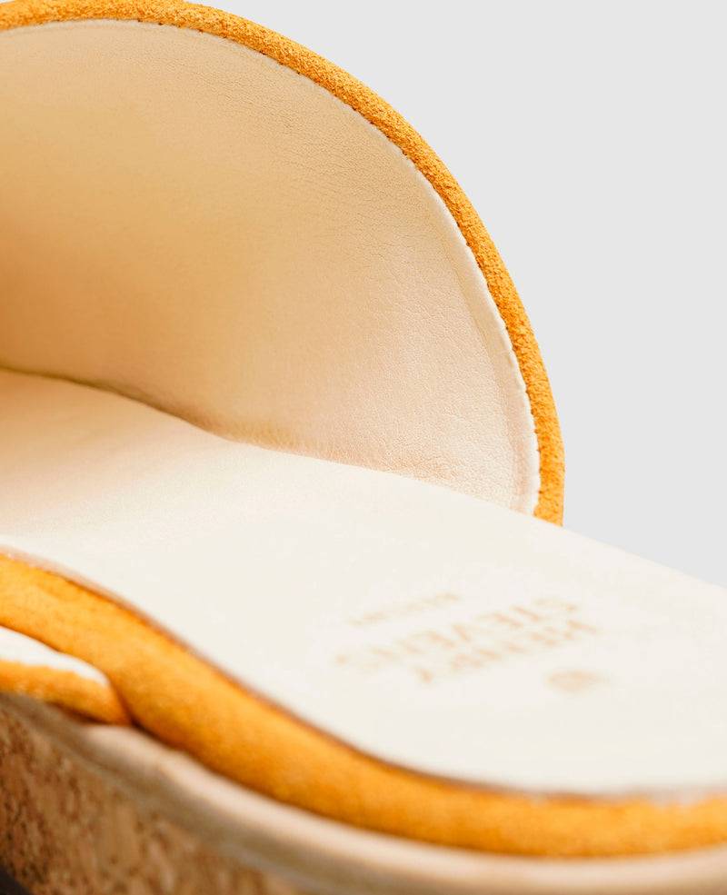 Shoepassion Leichte Damen-Mules Mit Velours & Korksohle Henry Stevens Shoepassion