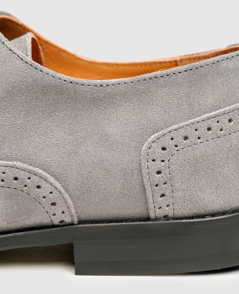 Shoepassion Leichter Full-Brogue Oxford Aus Velours Henry Stevens Shoepassion