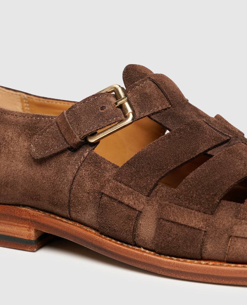 Shoepassion London FS V Sandale In Braun - Heinrich Dinkelacker Shoepassion