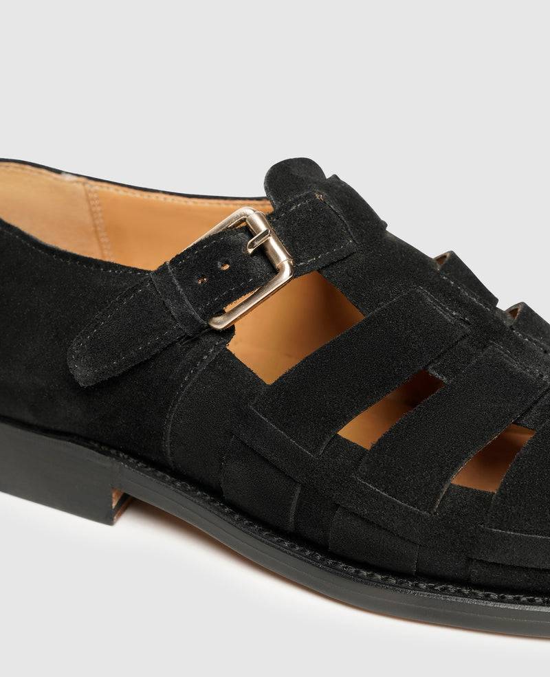 Shoepassion London FS V Sandale In Schwarz - Heinrich Dinkelacker Shoepassion