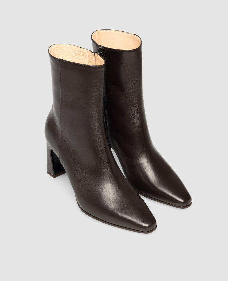 Shoepassion Madison ZB Damen Zip-Boot In Braun Shoepassion