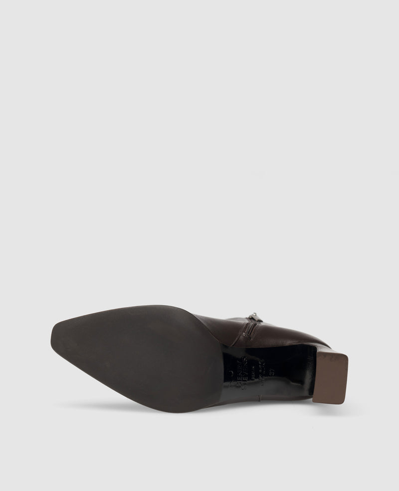 Shoepassion Madison ZB Damen Zip-Boot In Braun Shoepassion