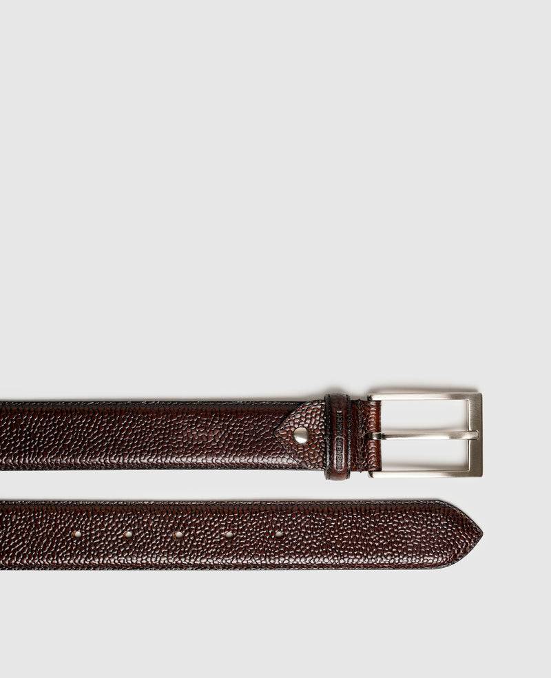 Shoepassion Markanter Herrengürtel Aus Scotchgrain Leder Henry Stevens Shoepassion