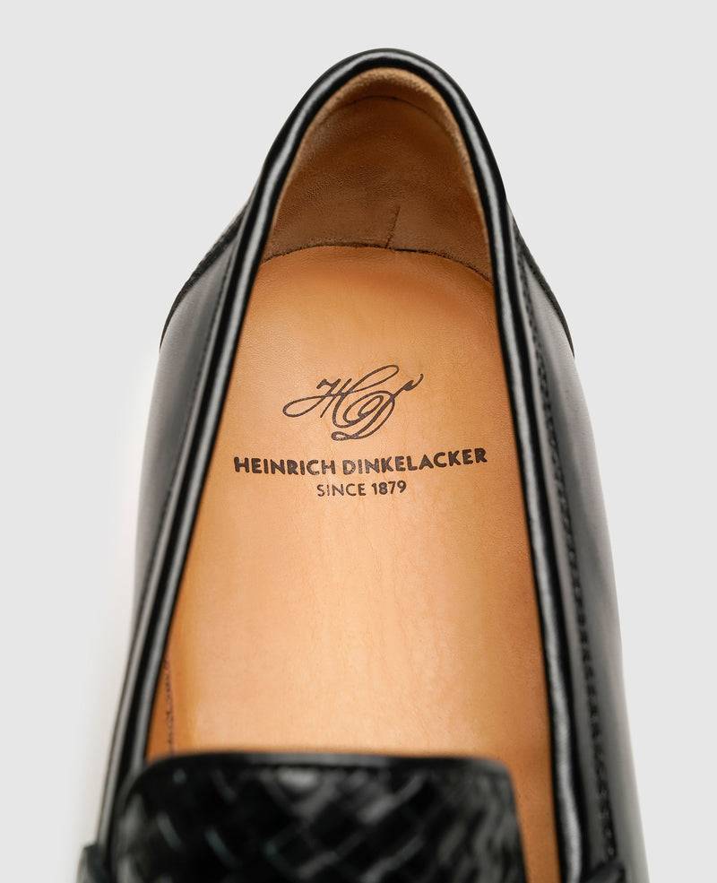 Shoepassion Men's Loafer With Woven Leather By Heinrich Dinkelacker Shoepassion