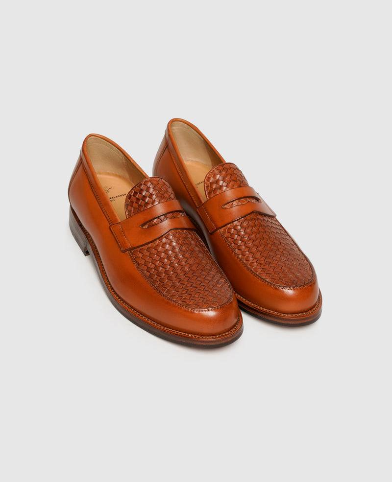 Shoepassion Men's Loafer With Woven Leather By Heinrich Dinkelacker Shoepassion