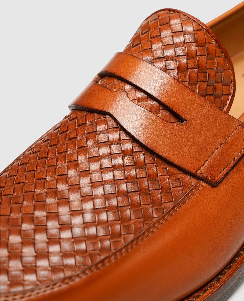 Shoepassion Men's Loafer With Woven Leather By Heinrich Dinkelacker Shoepassion