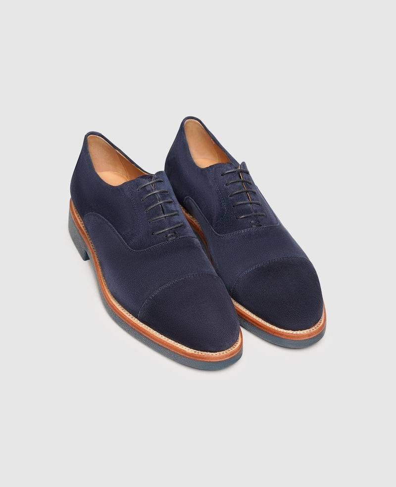 Shoepassion Moderne Oxford Herrenschuhe Aus Velours Henry Stevens Shoepassion
