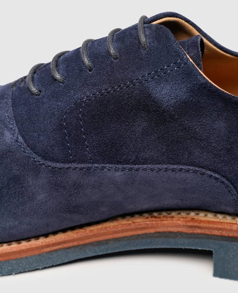 Shoepassion Moderne Oxford Herrenschuhe Aus Velours Henry Stevens Shoepassion