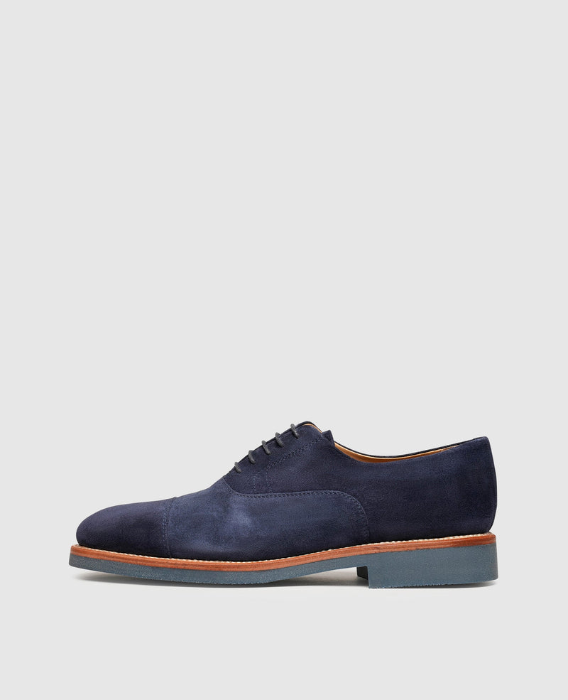 Shoepassion Moderne Oxford Herrenschuhe aus Velours Henry Stevens Shoepassion