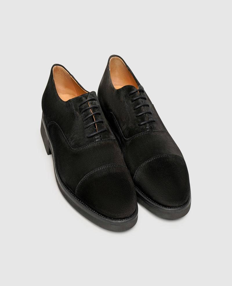 Shoepassion Moderne Oxford Herrenschuhe Aus Velours Henry Stevens Shoepassion