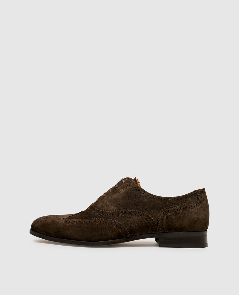 Shoepassion Moderne Plain Derby Herrenschuhe aus Velours Henry Stevens Shoepassion