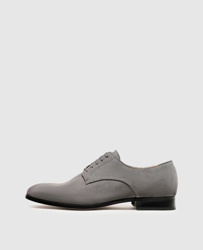 Shoepassion Moderne Plain Derby Herrenschuhe aus Velours Henry Stevens Shoepassion