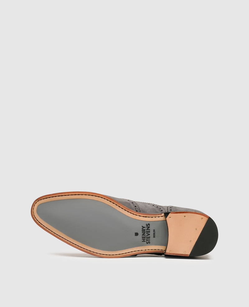 Shoepassion Moderne Plain Derby Herrenschuhe Aus Velours Henry Stevens Shoepassion