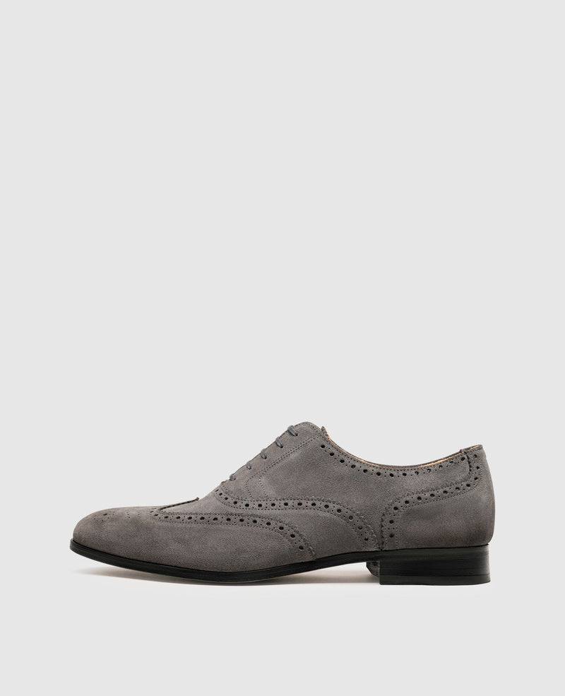 Shoepassion Moderne Plain Derby Herrenschuhe aus Velours Henry Stevens Shoepassion