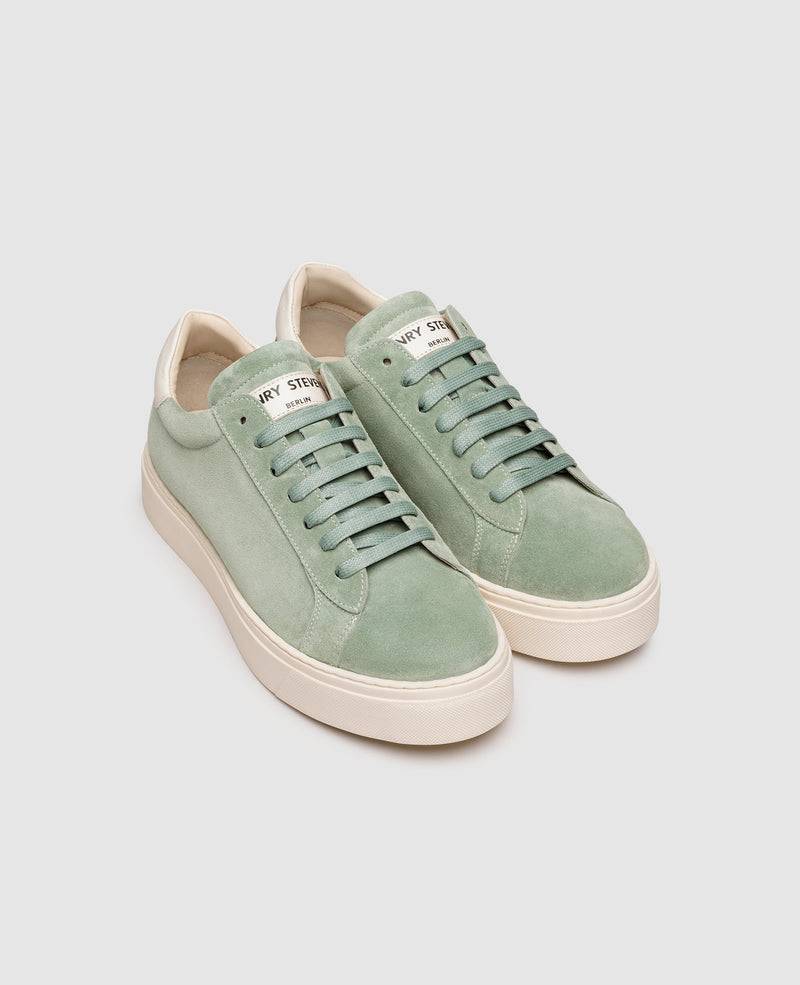 Shoepassion Moderner Damen-Sneaker Aus Velours Henry Stevens Shoepassion