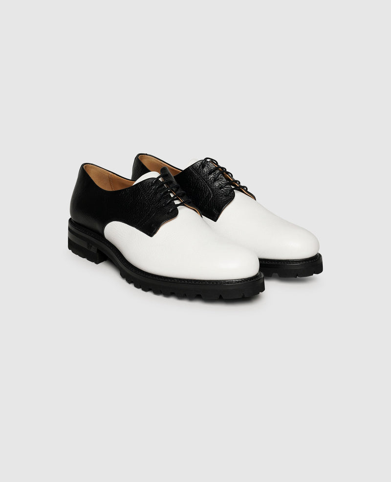 Shoepassion Modisch-elegante Derby Herrenschuhe Mit Auffälliger Profilsohle Shoepassion