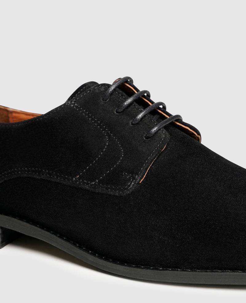 Shoepassion Plain Derby Aus Velours Mit Leder-Gummisohle Henry Stevens Shoepassion