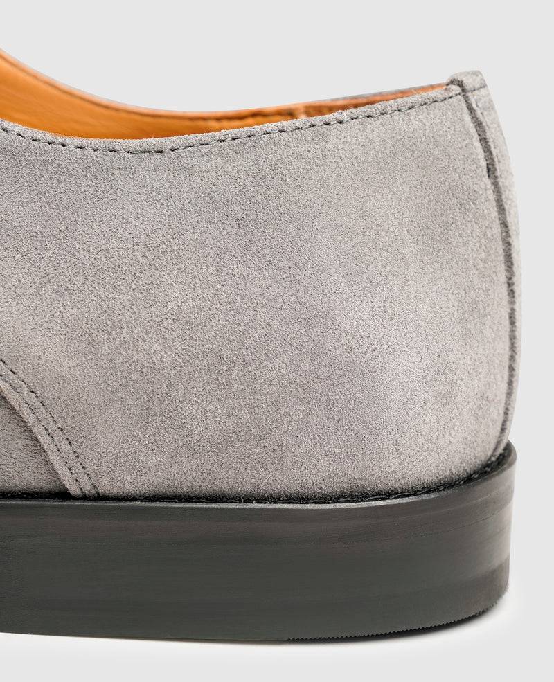 Shoepassion Plain Derby Aus Velours Mit Leder-Gummisohle Henry Stevens Shoepassion