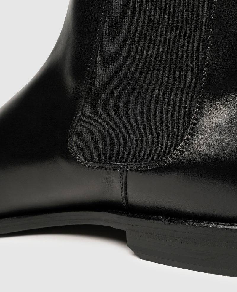 Shoepassion Rahmengenähte Chelsea Boots Für Herren Aus Edlem Glattleder Shoepassion