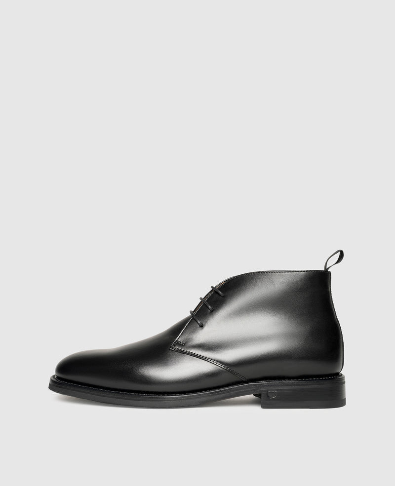 Shoepassion Rahmengenähte George Boots für Herren aus edlem Glattleder Shoepassion