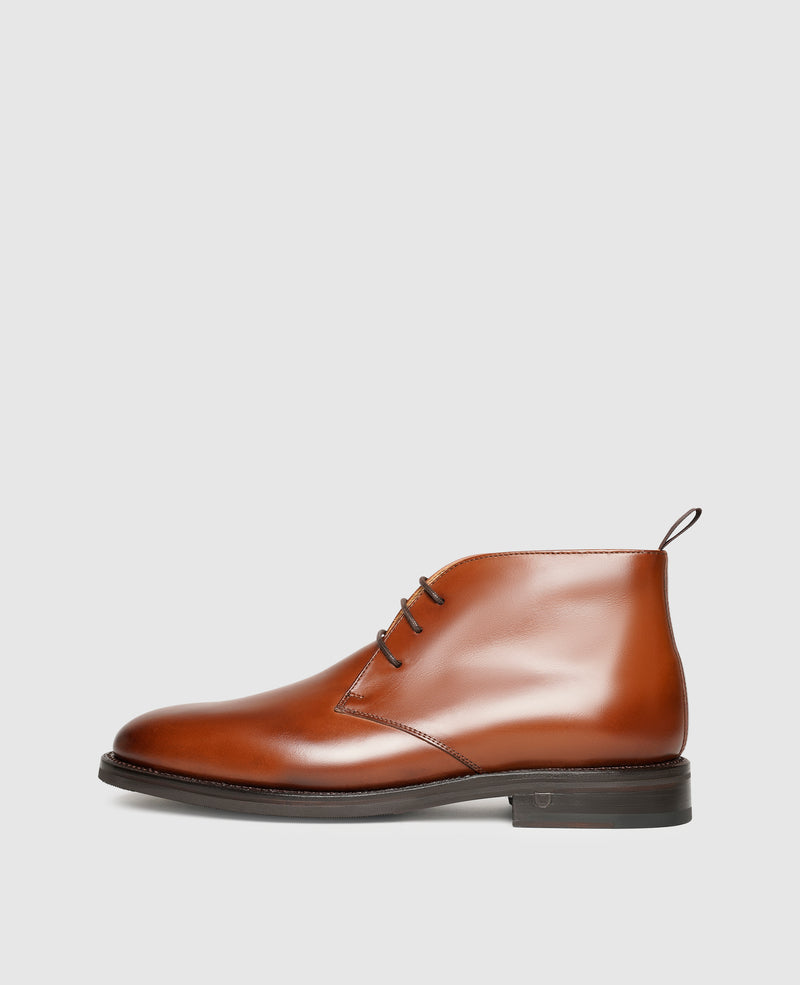 Shoepassion Rahmengenähte George Boots für Herren aus edlem Glattleder Shoepassion