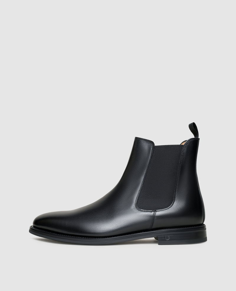 Shoepassion Rahmengenähte Herren Chelsea Boots aus Glattleder Henry Stevens Shoepassion