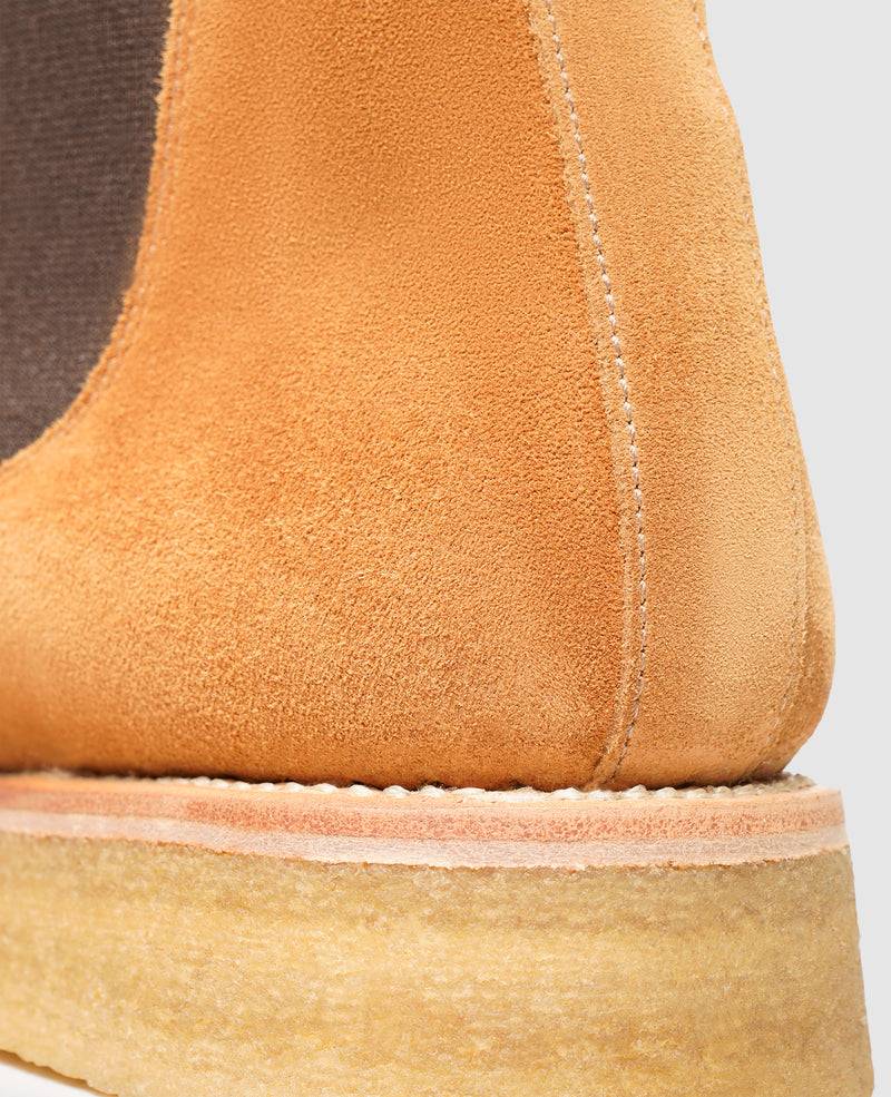 Shoepassion Rahmengenähte Herren Chelsea Boots Aus Velours Henry Stevens Shoepassion