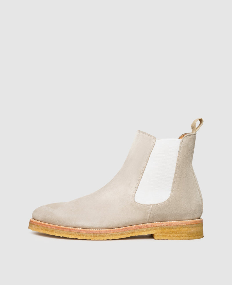 Shoepassion Rahmengenähte Herren Chelsea Boots aus Velours Henry Stevens Shoepassion