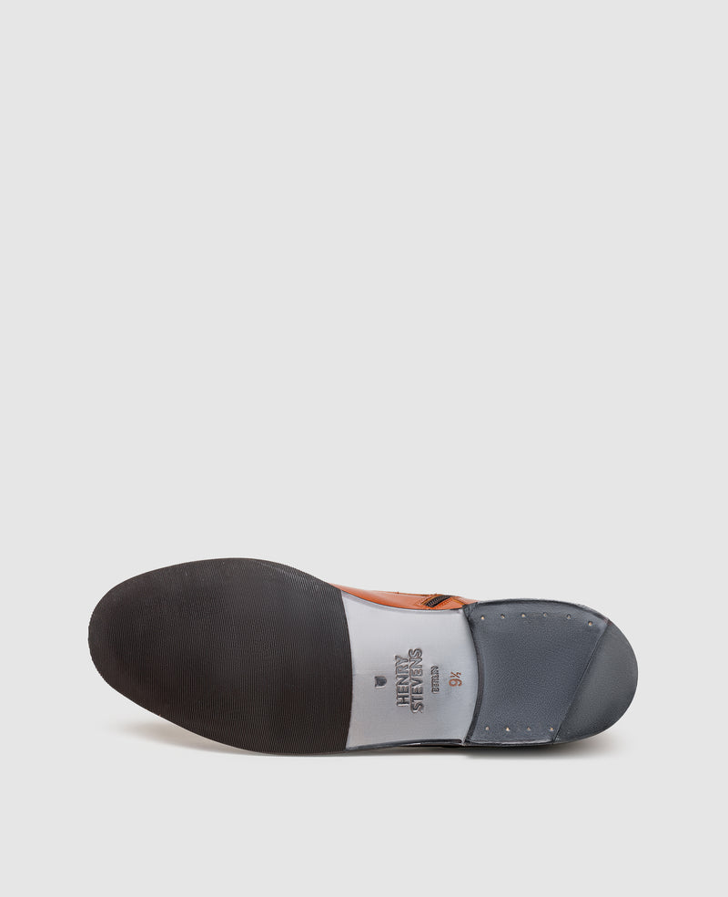 Shoepassion Rahmengenähte Herren-Schnürboots Aus Glattleder Henry Stevens Shoepassion