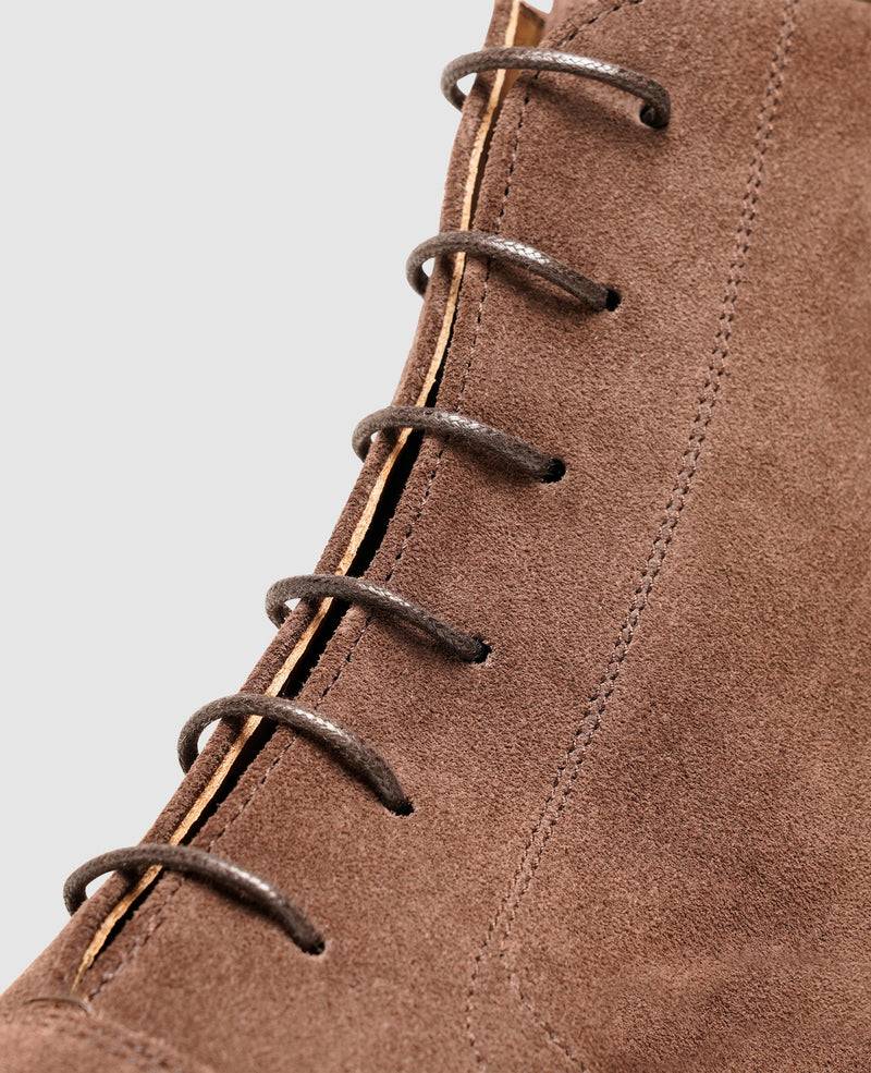 Shoepassion Rahmengenähte Herren-Schnürboots Aus Rauleder Henry Stevens Shoepassion