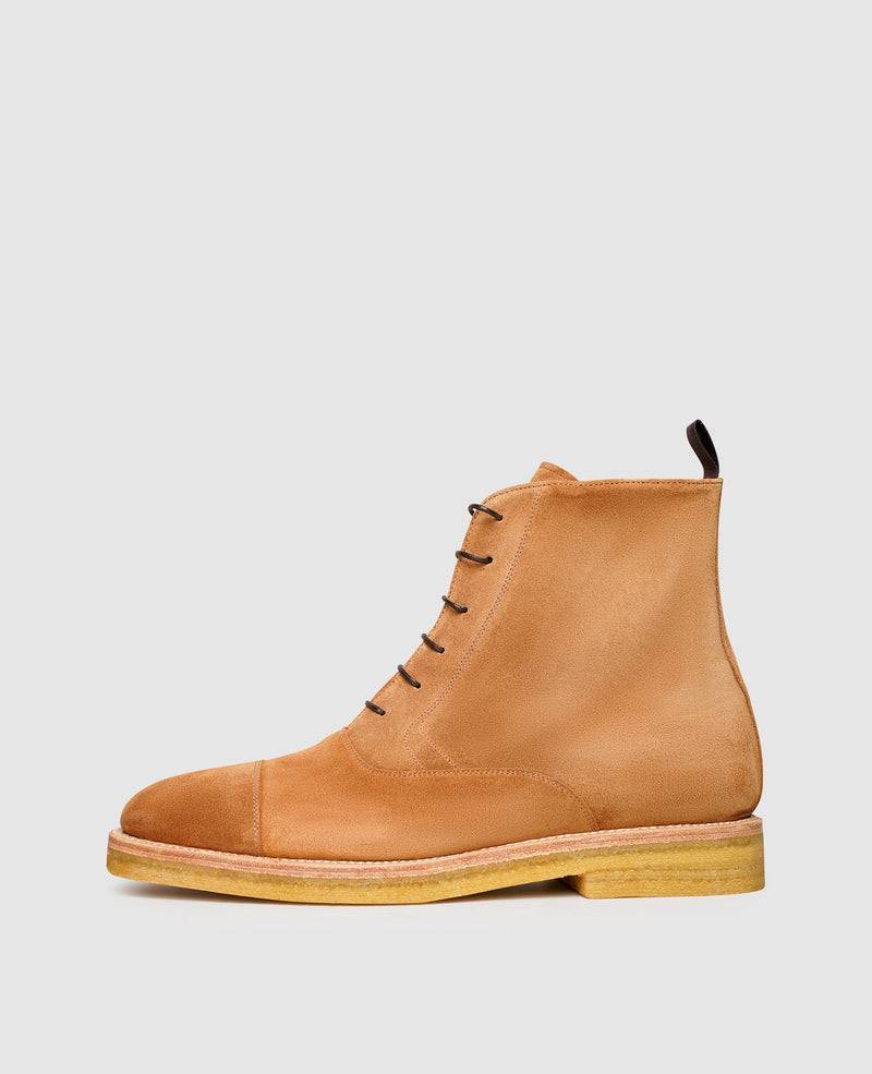 Shoepassion Rahmengenähte Herren-Schnürboots aus Rauleder Henry Stevens Shoepassion