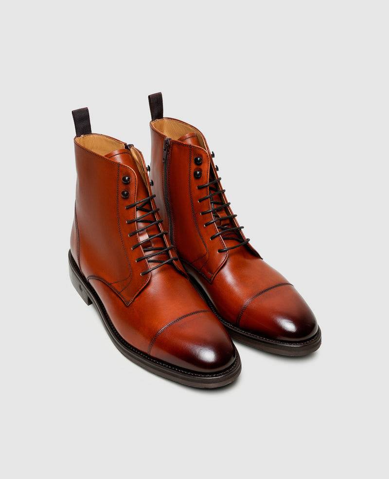 Shoepassion Rahmengenähte Herren-Schnürboots Mit Handfinish Henry Stevens Shoepassion
