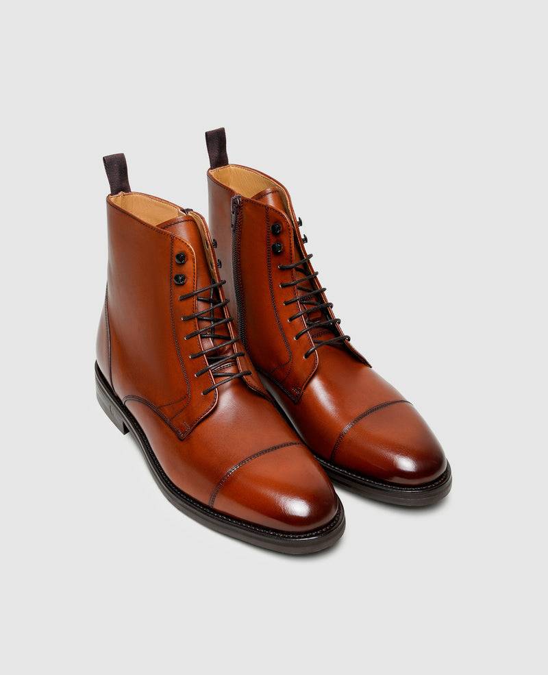Shoepassion Rahmengenähte Herren-Schnürboots Mit Handfinish Henry Stevens Shoepassion