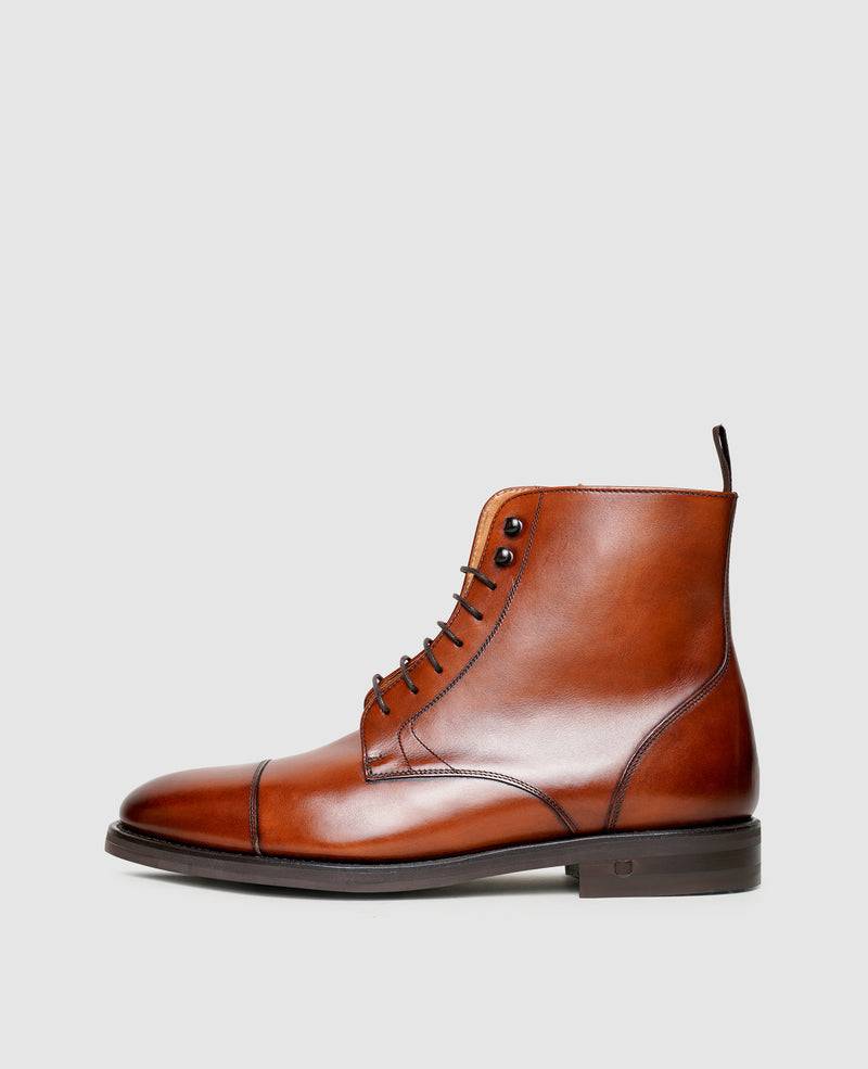 Shoepassion Rahmengenähte Herren-Schnürboots mit Handfinish Henry Stevens Shoepassion