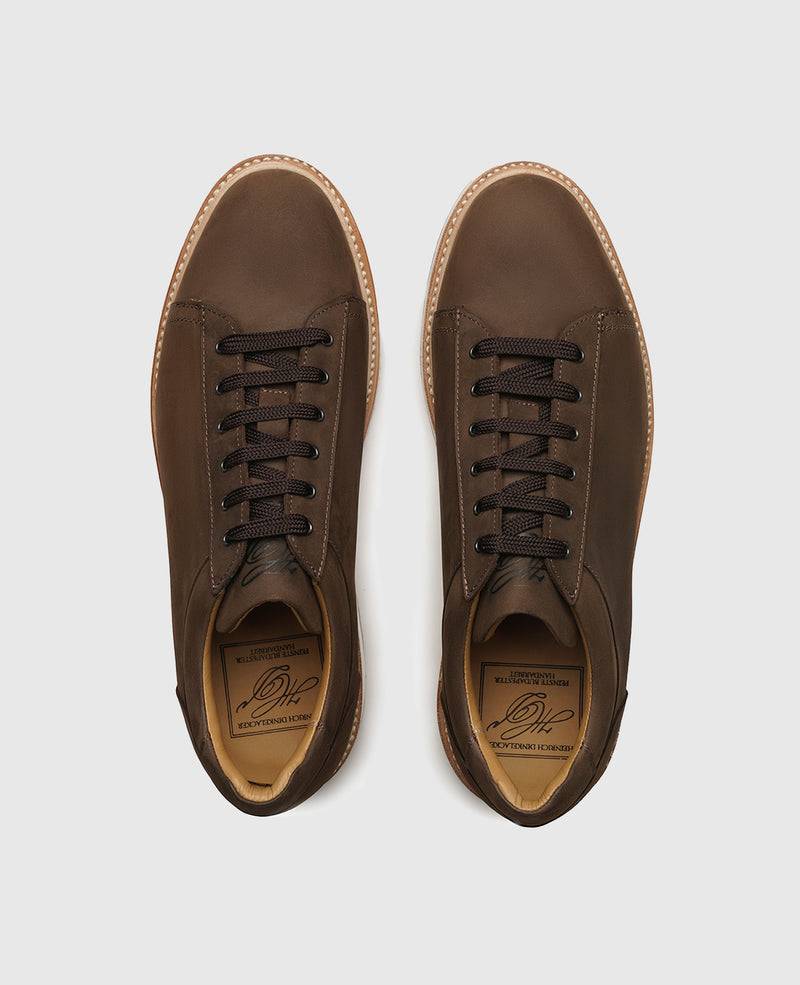 Shoepassion Rahmengenähte Herren-Sneaker Aus Rauleder Heinrich Dinkelacker Shoepassion