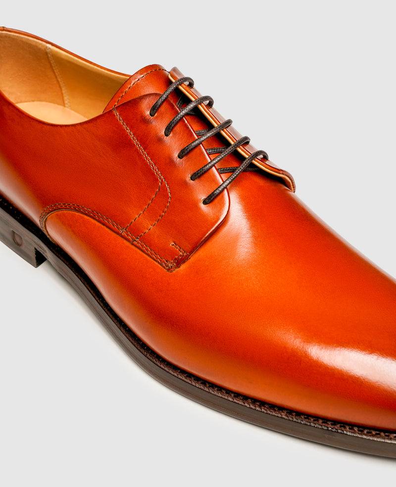 Shoepassion Rahmengenähte Plain Derby Herrenschuhe Aus Edlem Glattleder Shoepassion