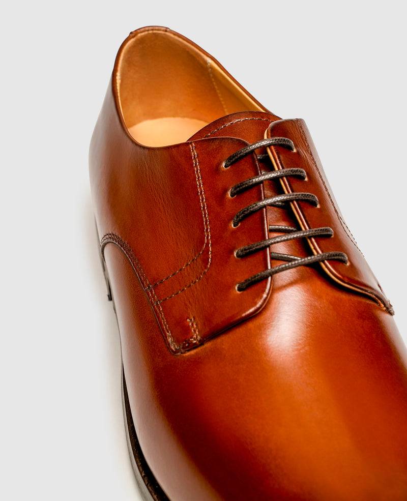 Shoepassion Rahmengenähte Plain Derby Herrenschuhe Aus Edlem Glattleder Shoepassion