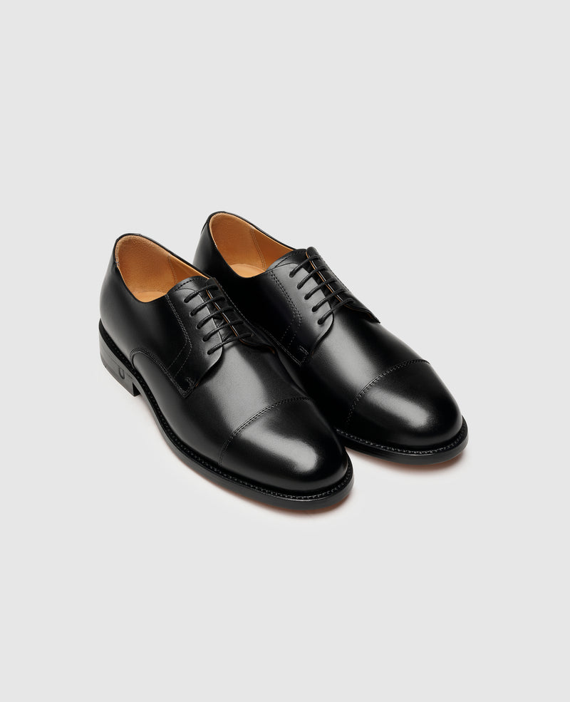 Shoepassion Rahmengenähter Captoe Derby Damenschuh Aus Leder Henry Stevens Shoepassion