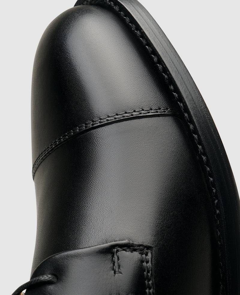 Shoepassion Rahmengenähter Captoe Derby Damenschuh Aus Leder Henry Stevens Shoepassion