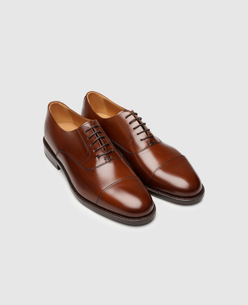 Shoepassion Rahmengenähter Captoe Oxford Herrenschuh Henry Stevens Shoepassion