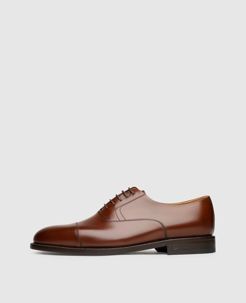 Shoepassion Rahmengenähter Captoe Oxford Herrenschuh Henry Stevens Shoepassion