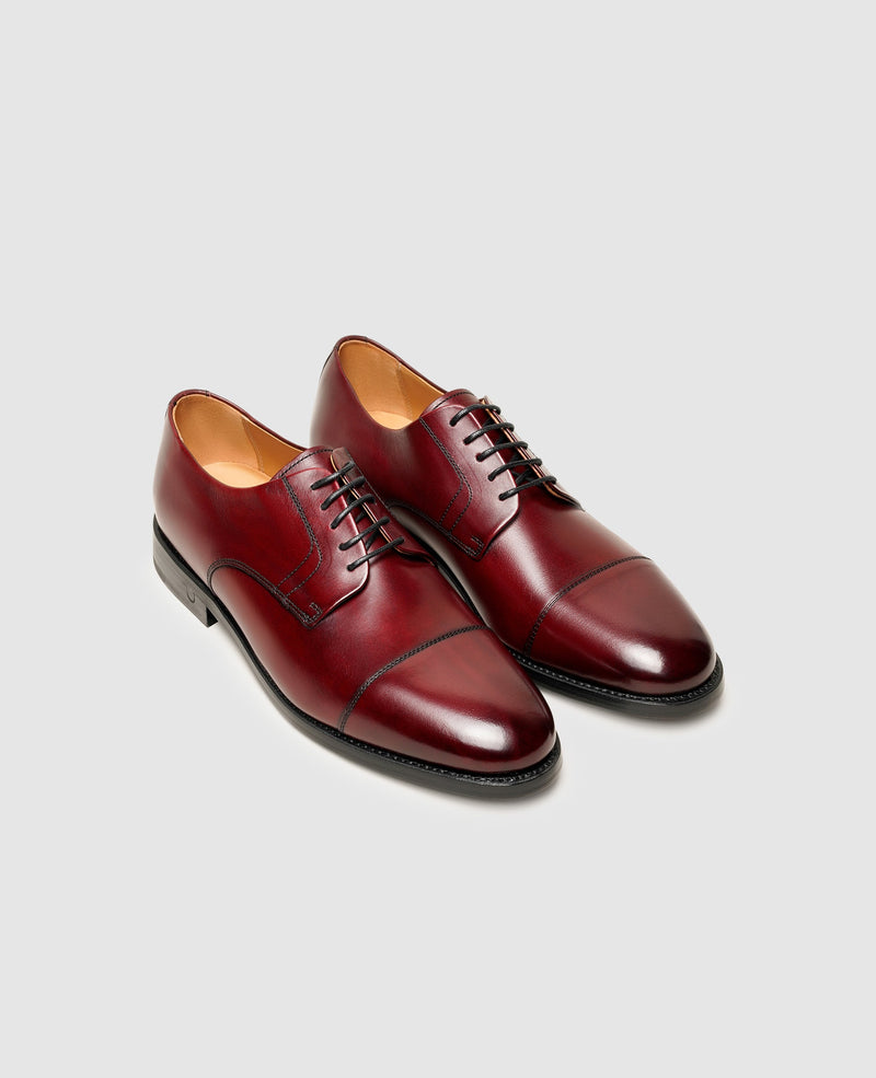 Shoepassion Rahmengenähter Derby Herrenschuh Mit Patina Henry Stevens Shoepassion