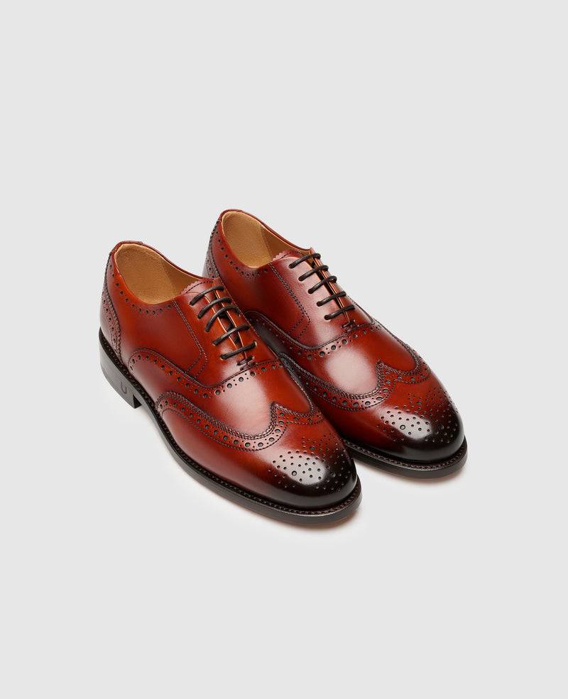 Shoepassion Rahmengenähter Full-Brogue Oxford Damenschuh Henry Stevens Shoepassion