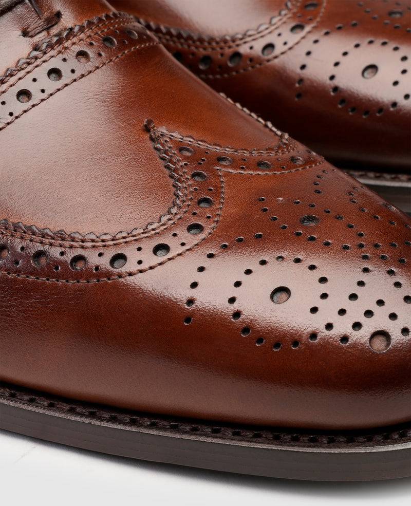 Shoepassion Rahmengenähter Full-Brogue Oxford Herrenschuh Henry Stevens Shoepassion