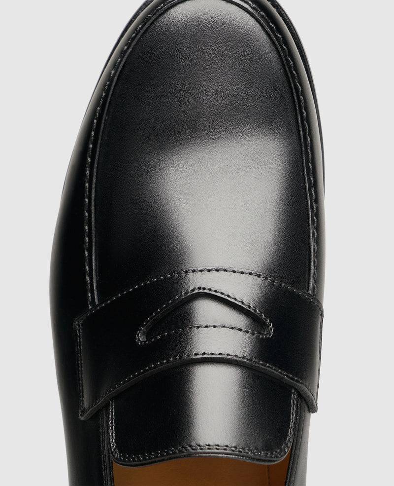 Shoepassion Rahmengenähter Herren Penny Loafer Aus Glattleder Henry Stevens Shoepassion