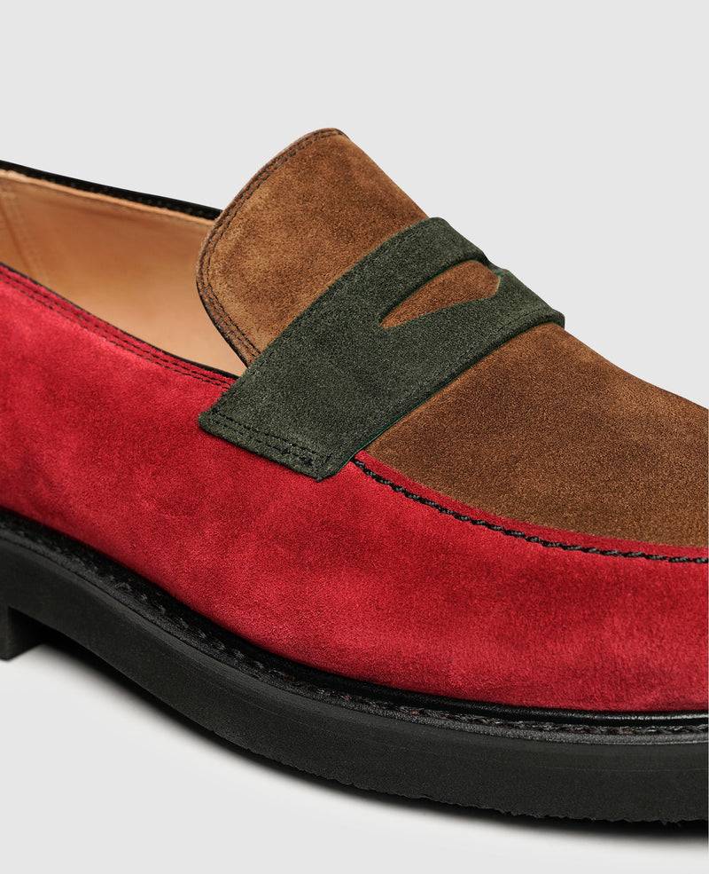 Shoepassion Rahmengenähter Herren Penny Loafer Aus Rauleder Henry Stevens Shoepassion