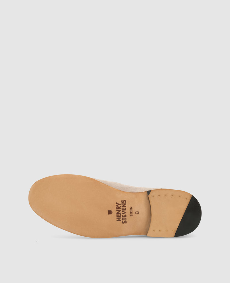 Shoepassion Rahmengenähter Herren Penny Loafer Aus Rauleder Henry Stevens Shoepassion