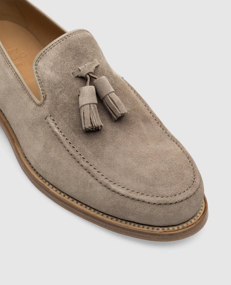 Shoepassion Rahmengenähter Herren Tassel Loafer Aus Rauleder Henry Stevens Shoepassion