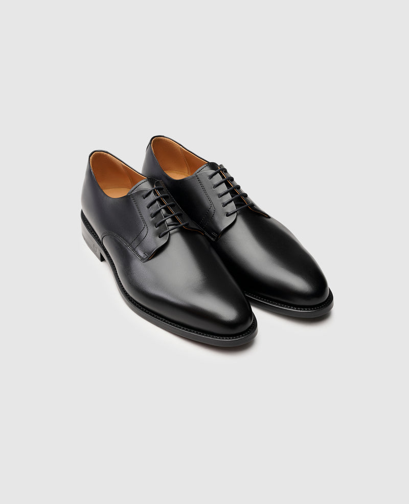 Shoepassion Rahmengenähter Plain Derby Herrenschuh Aus Leder Henry Stevens Shoepassion